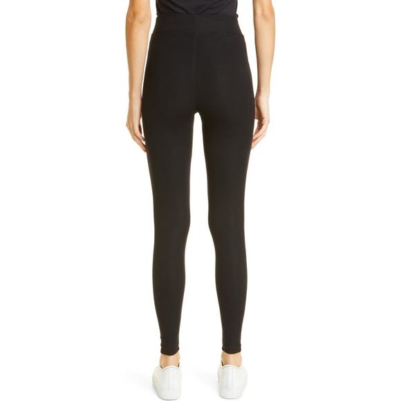 ATM Anthony Thomas Melillo Ribbed High Waist Leggings in Black Size M. NWOT - Picture 2 of 9